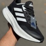 آدیداس مشکی لژ سفید - مدل Adidas Run 80sکد12