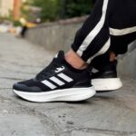 آدیداس مشکی لژ سفید - مدل Adidas Run 80sکد12