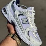 کتونی نیوبالنس ۵۳۰ رنگ نقره‌ای یاسی (New Balance 530 Silver Lavender)کد21