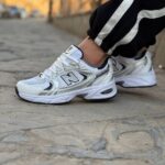 کتونی نیوبالنس ۵۳۰ رنگ نقره‌ای یاسی (New Balance 530 Silver Lavender)کد21