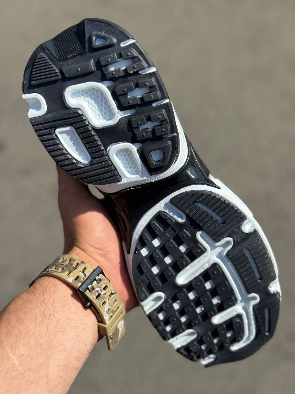 کتونی نایک مدل Nike V2K Run رنگ مشکی نقره ای کد25