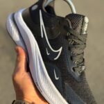 کتونی نایکی زوم (Nike Zoom) مشکی لژدار - مدل مخصوص دویدن و پیاده‌روی کد19