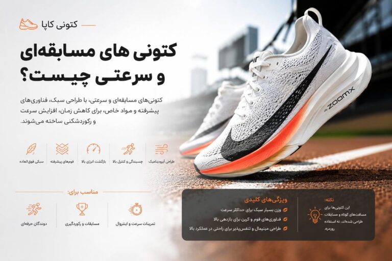 کتونی مسابقه‌ای و سرعتی چیست؟ کالبدشکافی کفش‌های مجهز به صفحه فیبر کربن