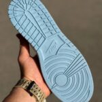 کتونی نایکی جردن 1 لو آیس بلو Nike Air Jordan 1 Low Ice Blueکد37