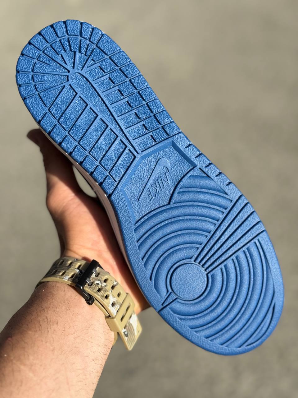 کتونی نایکی جردن 1 لو سرمه‌ای طوسی Nike Air Jordan 1 Low Navy Greyکد38