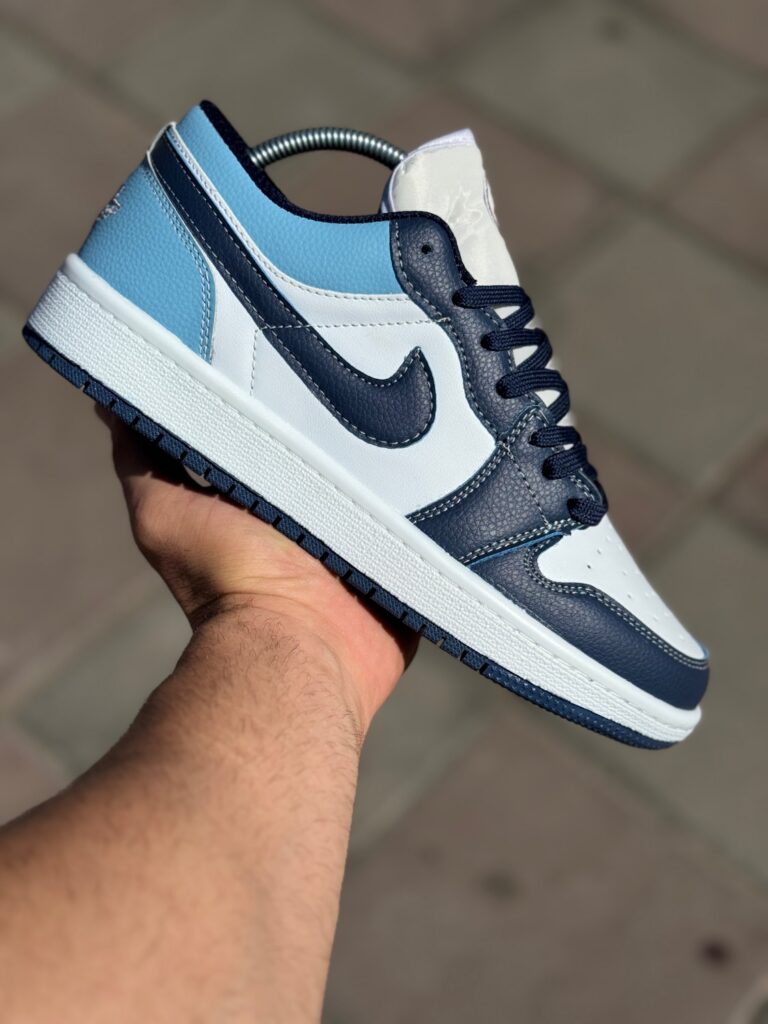 کتونی جردن ۱ لو (Jordan 1 Low) رنگ Obsidian Blueکد15