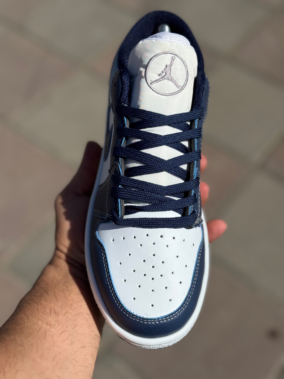 کتونی جردن ۱ لو (Jordan 1 Low) رنگ Obsidian Blueکد15
