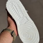 کتونی نایکی جردن ۱ ساقدار (Jordan 1 Mid) رنگ سفید قرمز کد29