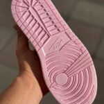 کتونی نایک ایر جردن ۱ ساقدار لیمویی صورتی (Pastel Lemon Pink)-کد131